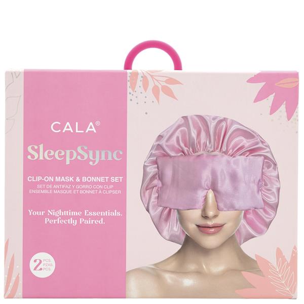 CALA 2PC SleepSync Clip On Mask and Bonnet Set