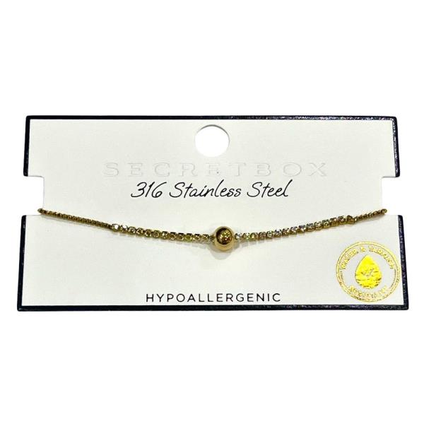 SECRET BOX Stainless Steel Cup Chain Bracelet