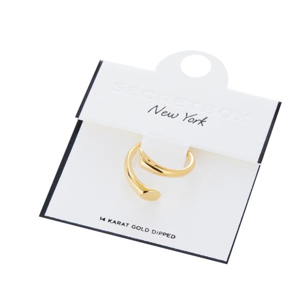SECRET BOX Stainless Steel Open Ring