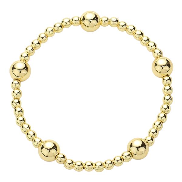 SECRET BOX Metal Ball Stretch Bracelet