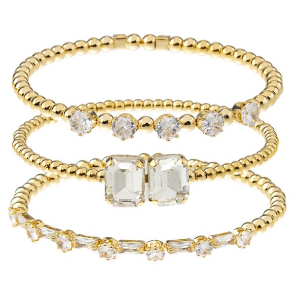 CZ Baguette Stackable Stackable Bracelet