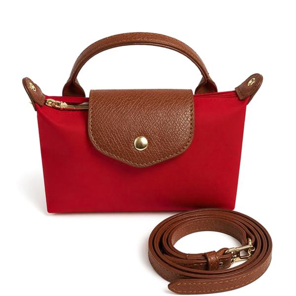 Smooth Color Handle Crossbody Bag