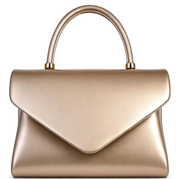 MODERN ENVELOPE HANDLE EVENING CLUTCH BAG