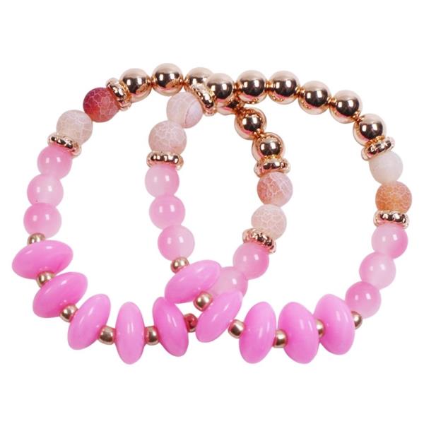 Bead Stretch Bracelet Set