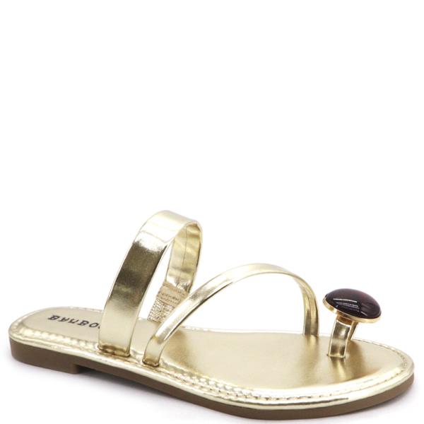 CASUAL FLAT TOE RING SLIDE SANDAL 12 PAIRS