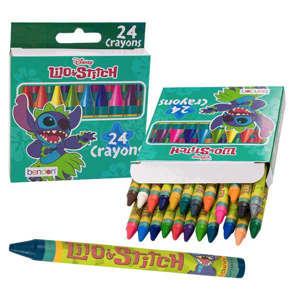 DISNEY Lilo and Stitch Crayons 24PC