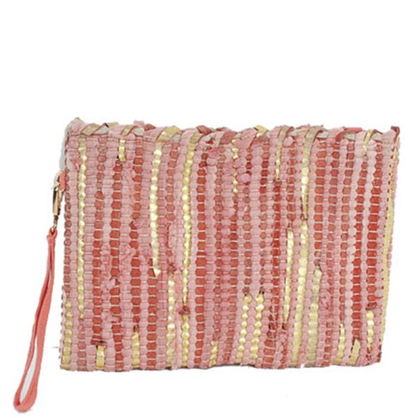 Mix Color Decorative Clutch Bag