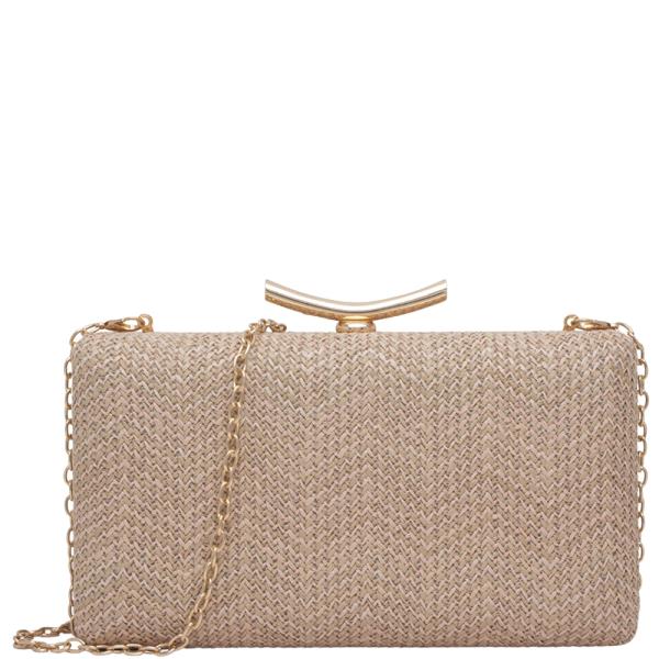Modern Textured Evening Clutch Bag