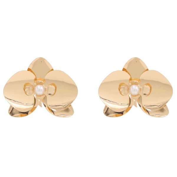 SDJ Metal Post Earring