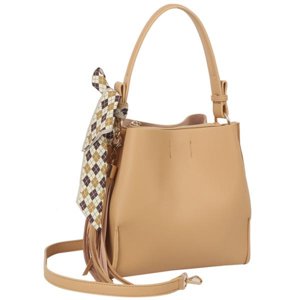 Stylish Tassel Scarf Tote Bag