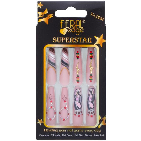 FERAL EDGE Superstar Nail Decoration Set