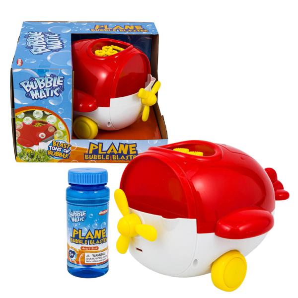 Bubblematic Plane Bubble Blaster Machine, 4 oz
