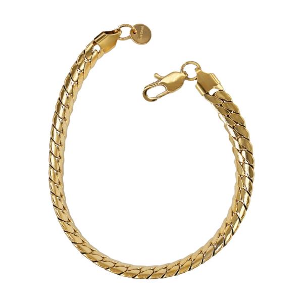 S Steel Curb Link Chain Bracelet 8mm 8"