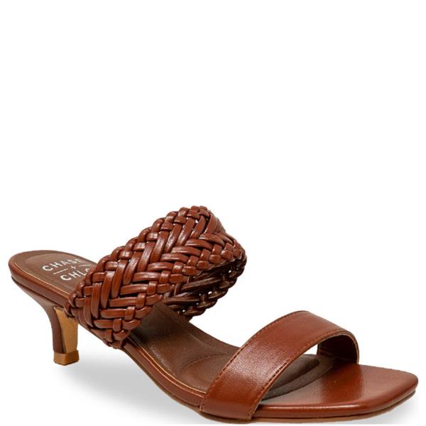 BRAIDED STRAP LOW HEEL  MULE