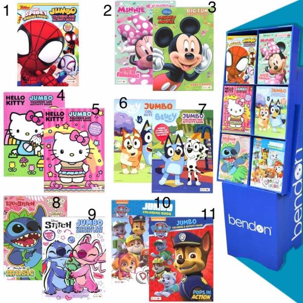 Licensed 80PG Assorted Coloring Book