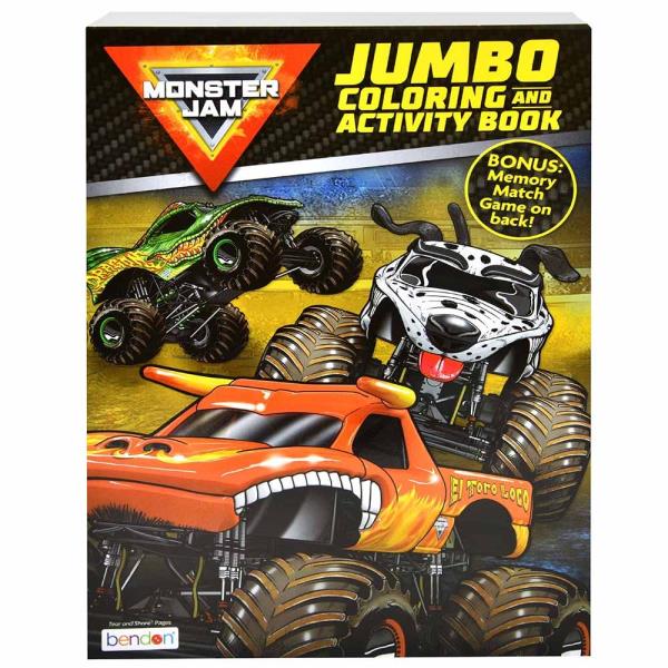Monster Jam Coloring Book