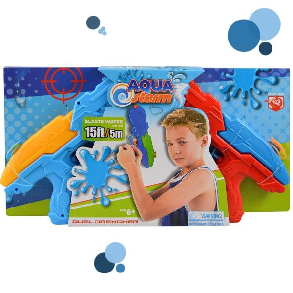 Aqua Storm Dual Water Gun in Open Box