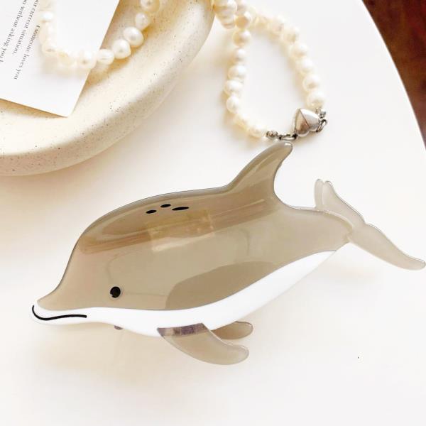 Dolphin Hair Claw Clip