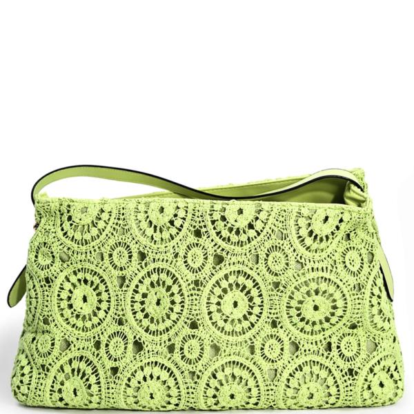 Circular Pattern Design Shoulder Bag