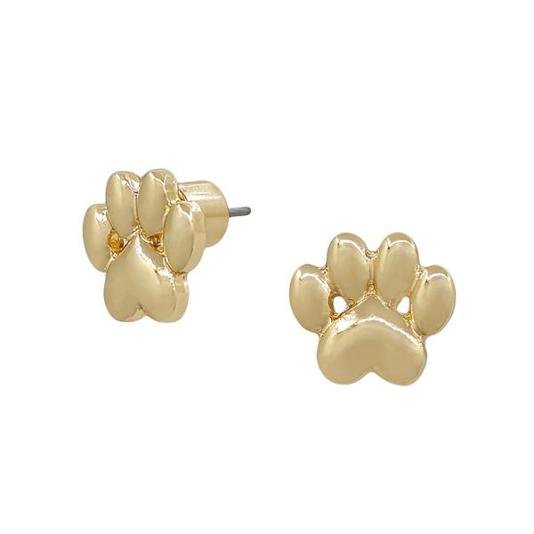 Dog Paw Metal Stud
