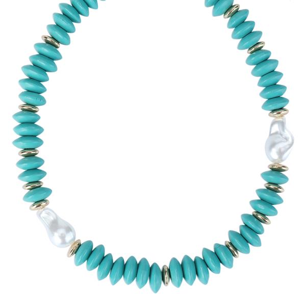 Dis Pearl Beaded Necklace
