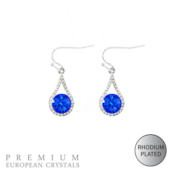 Teardrop Fish Hook Earring