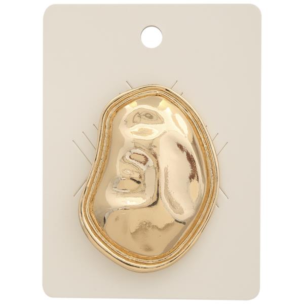 ABSTRACT OVAL BROOCH