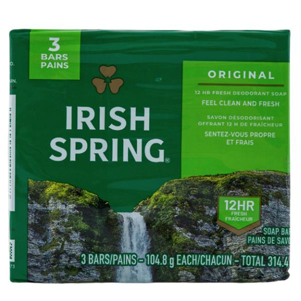 Irish Spring 3PC Original Clean Bar Soap