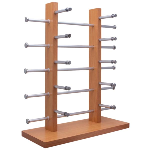 WOODEN SUNGLASSES DISPLAY STAND