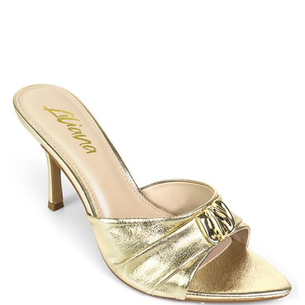 POINTY TOE MULE W BUCKLE