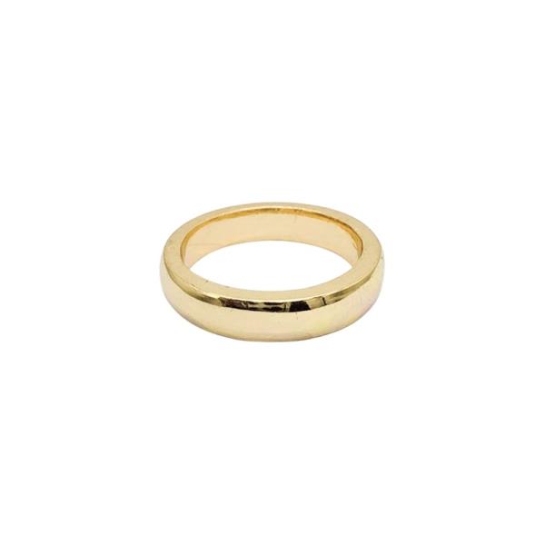 18K Brass Polished Band Ring