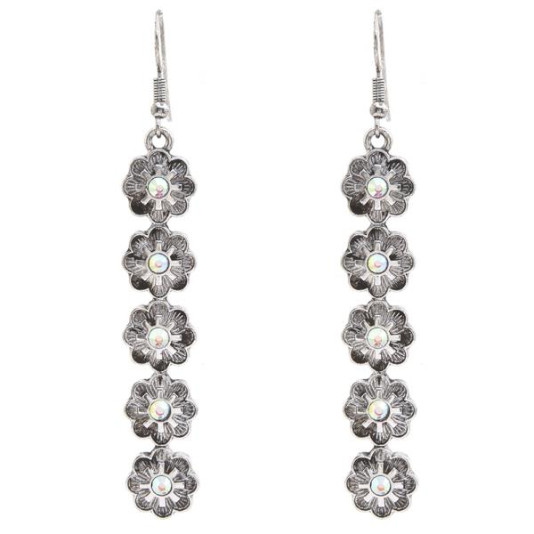 Western Flower Drop Earring