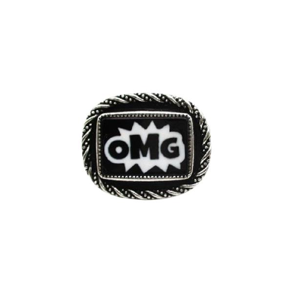 OMG Fun Theme Cuff Ring
