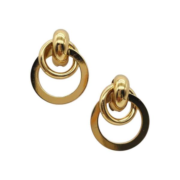 Triple Door Knocker Earring