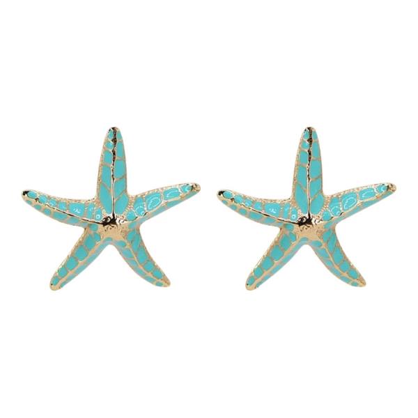 Sea Life Starfish Stud Earring