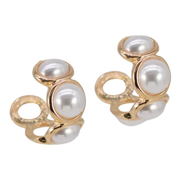 Pearl Abstract Stud Earring