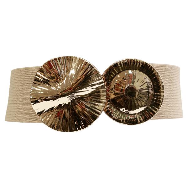 PLUS SIZE METAL DOUBLE DISC ELASTIC BELT