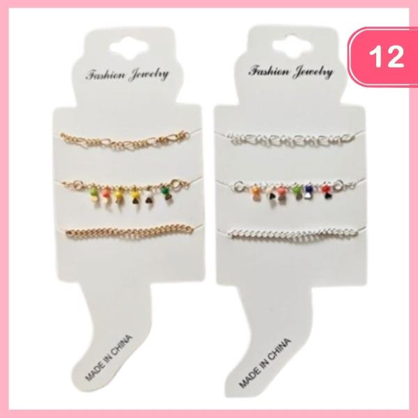 Layered Anklet (12 Units)