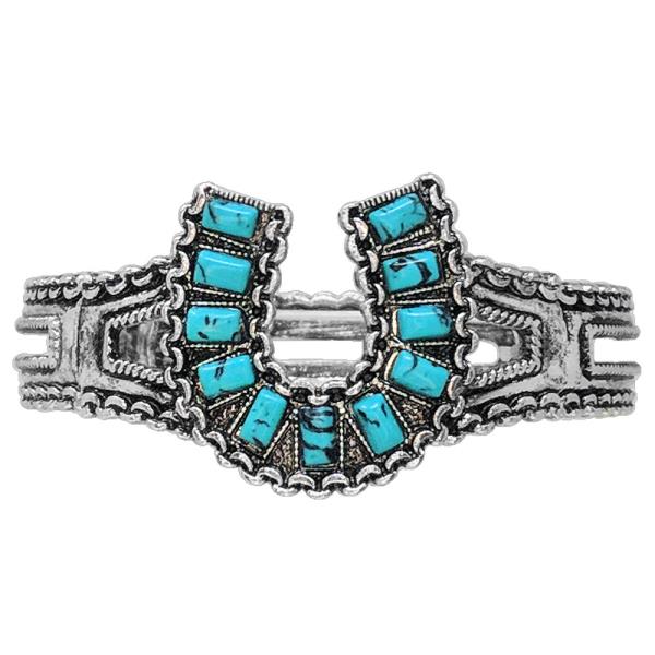 Western Chain TXR Multi Stone Bracelet
