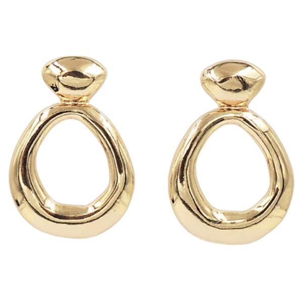 Chunky Teardrop Drop Earring
