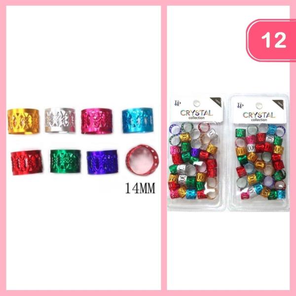Hair Braiding Ring (12 Units)