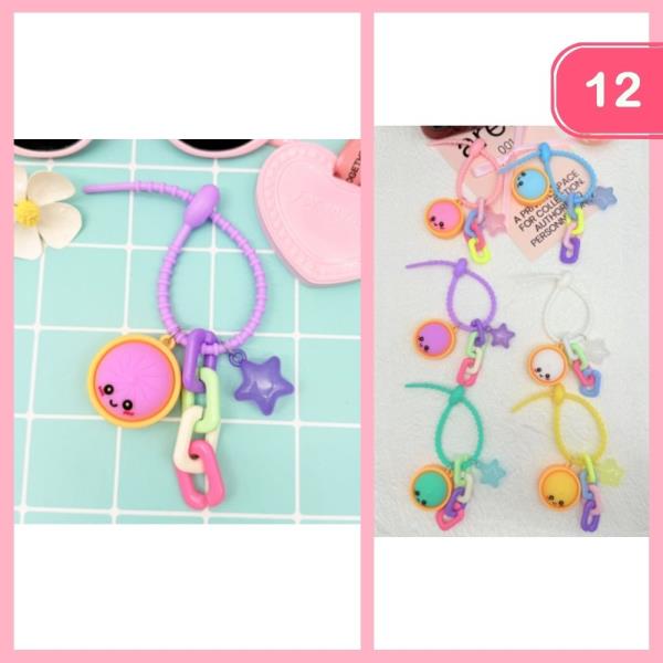 Dumpling Star Chain Link Keychain