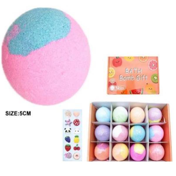 RAINBOW BALL BATH BOMB (12 UNITS)