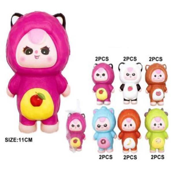 Doll Squishy Squeeze Toy (12 Units)