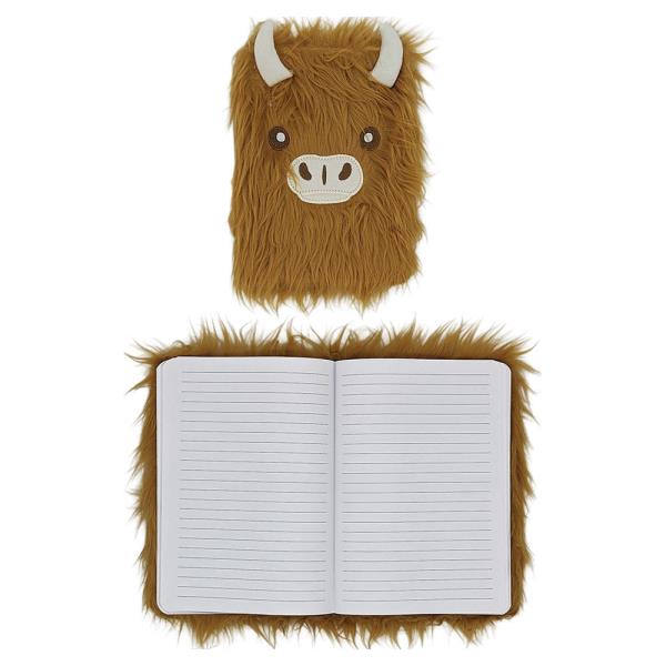 COW FAUX FUR NOTEBOOK