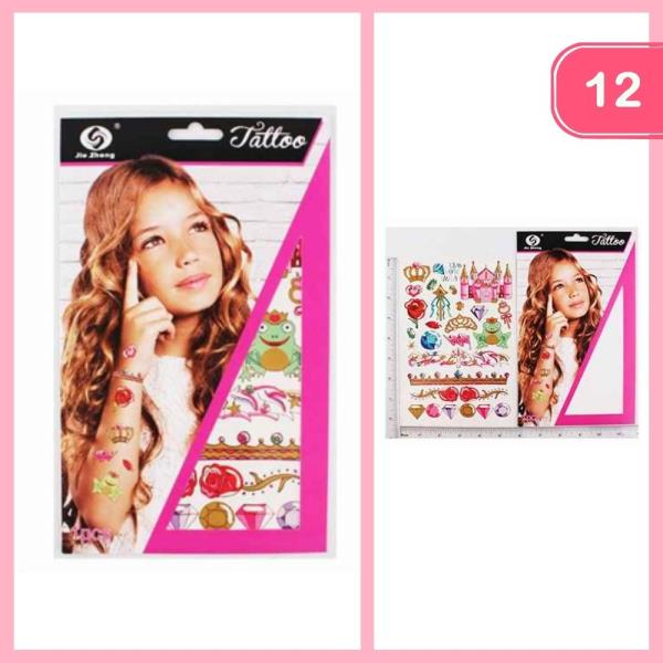 Cute Kids Fake Tattoo (12 Units)
