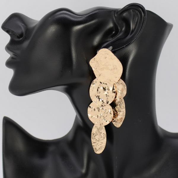Metal Link Drop Earring