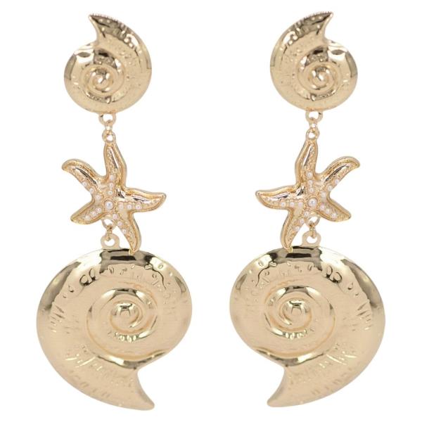 Sealife Drop Post Earring