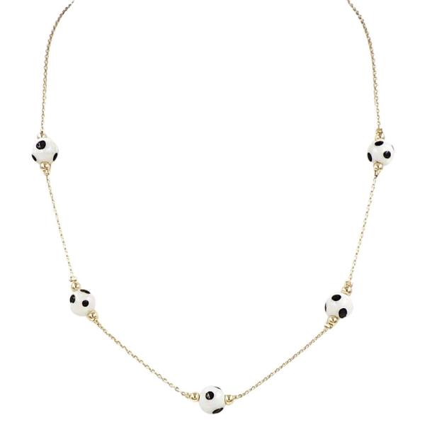 Polka Dot Station Necklace