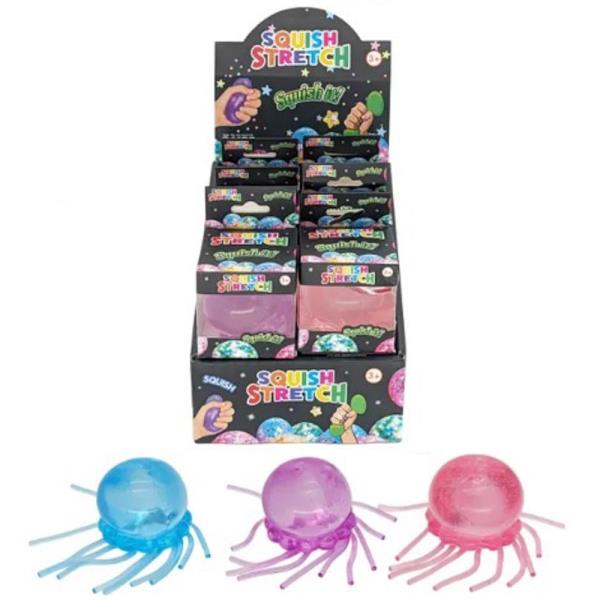 Jellyfish Squishy Squeeze Toy (12 Units)
